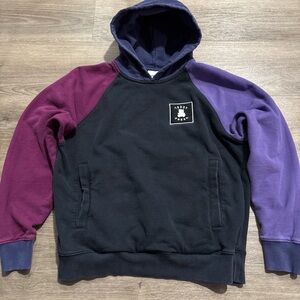 Teddy Fresh Colorblock Hoodie with Logo Patch
